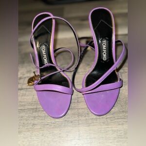 Tom Ford Padlock Sandal 37.5 Purple!